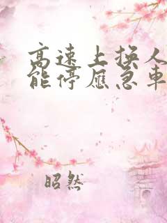 高速上换人开车能停应急车道吗