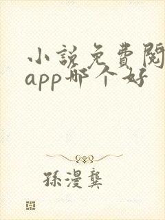 小说免费阅读的app哪个好