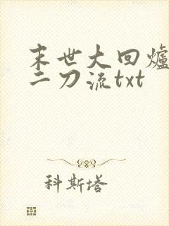 末世大回炉二十二刀流txt