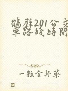 鹤壁201公交车路线时间表