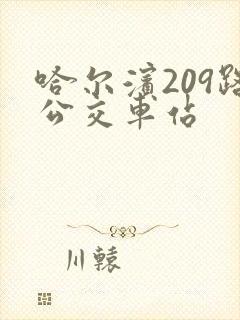 哈尔滨209路公交车站 哈尔滨209路公交车站