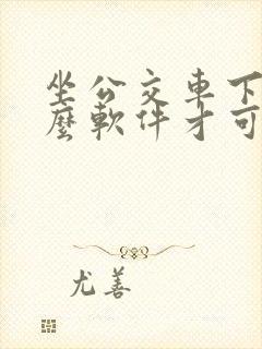 坐公交车下载什么软件才可以扫码付款 坐公交车下载什么软件才可以扫码付款