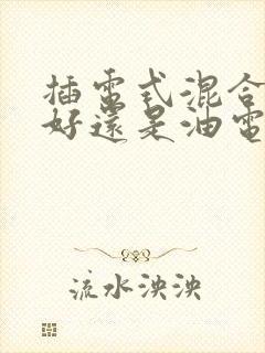 插电式混合动力好还是油电混合好