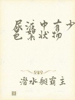 尿液中有少许白色絮状物