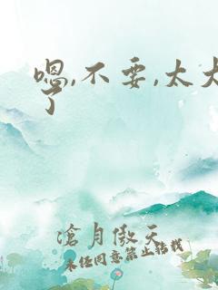 嗯,不要,太大了