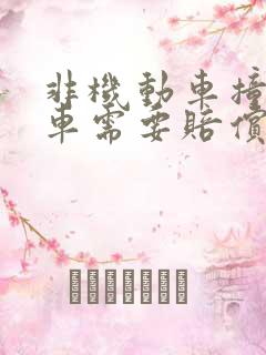非机动车撞机动车需要赔偿吗 非机动车撞机动车需要赔偿吗