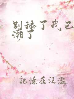别舔了我已经高潮了 别舔了我已经高潮了