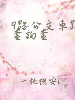 9路公交车路线查询查