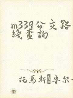 m339公交路线查询