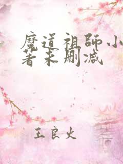 魔道祖师小说原著未删减