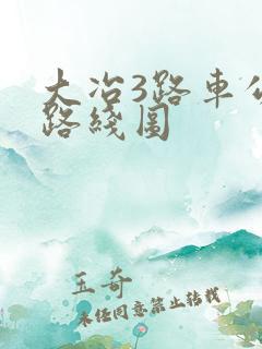 大冶3路车公交路线图