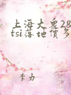 上海大众280tsi落地价多少钱