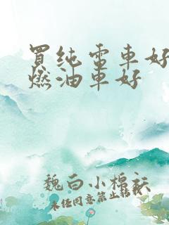 买纯电车好还是燃油车好 买纯电车好还是燃油车好