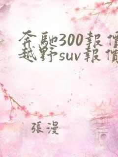 奔驰300报价越野suv报价