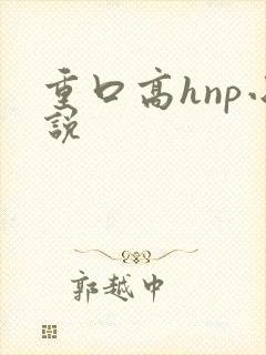 重口高hnp小说 重口高hnp小说