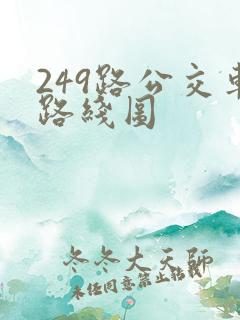 249路公交车路线图