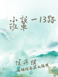 小说一13路末班车