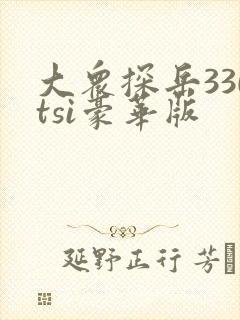 大众探岳330tsi豪华版