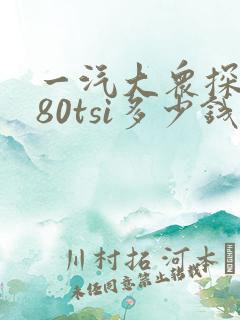 一汽大众探岳280tsi多少钱