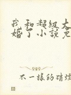 我和超级大佬隐婚了小说免费阅读