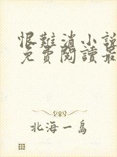恨难消小说全文免费阅读最新章节