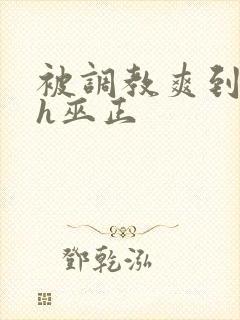被调教爽到失禁h巫正