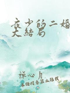 夜少的二婚新妻大结局
