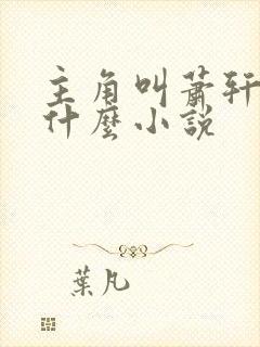 主角叫萧轩的是什么小说