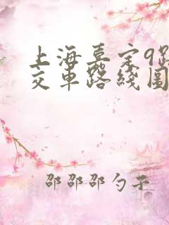 上海嘉定9路公交车路线图
