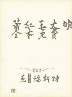 萧红王大明萧红全本免费