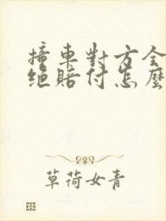 撞车对方全责拒绝赔付怎么办