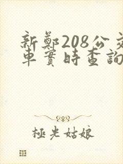 新郑208公交车实时查询路线