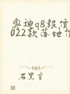 奥迪q8报价2022款落地价位