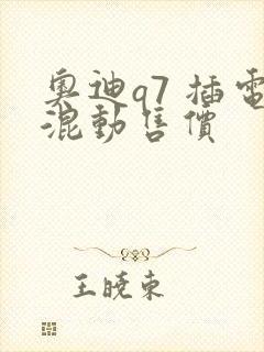 奥迪q7 插电混动售价