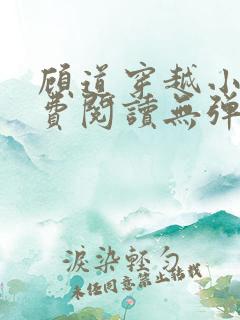 顾道穿越小说免费阅读无弹窗
