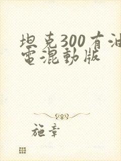 坦克300有油电混动版