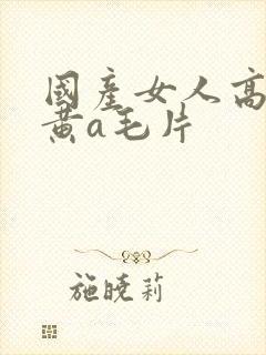 国产女人高潮特黄a毛片