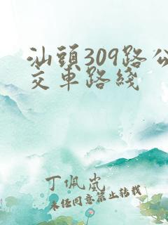 汕头309路公交车路线