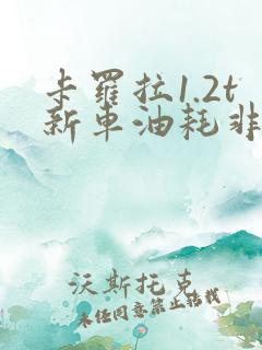 卡罗拉1.2t新车油耗非常高啊