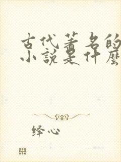 古代著名的长篇小说是什么