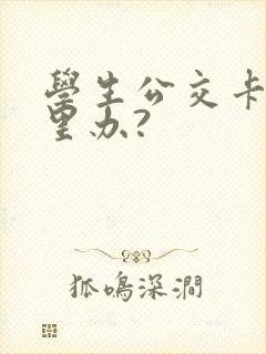 学生公交卡在哪里办?