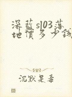 深蓝sl03落地价多少钱