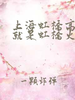 上海虹桥高铁站就是虹桥火车站吗