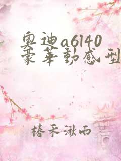 奥迪a6l40豪华动感型