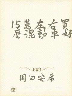 15万左右买什么混动车好 15万左右买什么混动车好