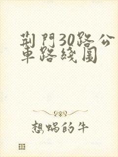 荆门30路公交车路线图