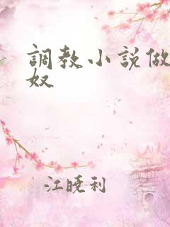 调教小说做你的奴