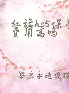 红旗hs5保养费用高吗