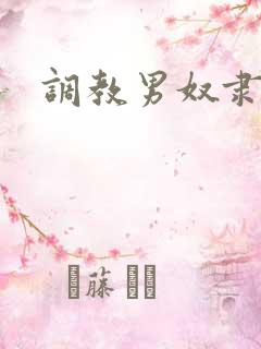调教男奴隶小说