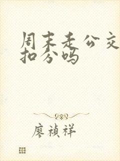 周末走公交车道扣分吗